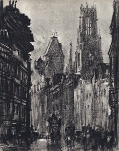 Fleet Street von Joseph Pennell
