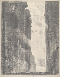 Fourth Avenue von Joseph Pennell