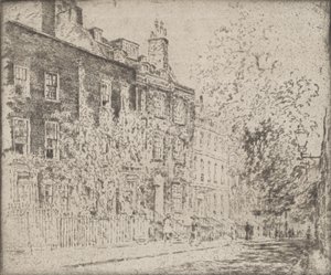 Great College Street, Westminster, 1904 von Joseph Pennell