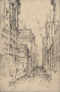 Unteres Broadway, 1904 von Joseph Pennell