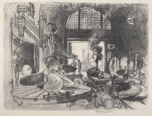 Herstellung von Propellerblättern, 1917
