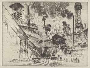 Mündung der Mine, Ruhrort bei Oberhausen