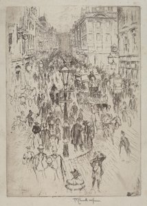 New Oxford Street, London von Joseph Pennell