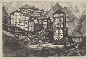 Alter Millionär von Joseph Pennell
