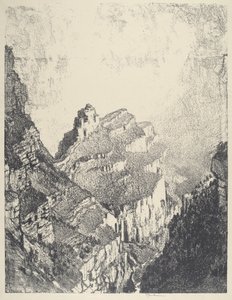 Straße zur Weißen Stadt, Nr. II von Joseph Pennell