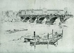 Somerset House, 1928 von Joseph Pennell