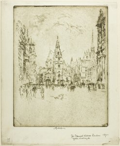 St. Clement Danes von Joseph Pennell