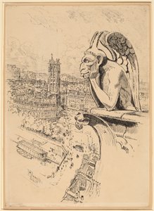 Studie für "Le Stryge"