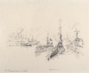 U-Boote im Hafen, 1917