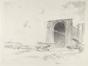 Der Ballonschuppen von Joseph Pennell
