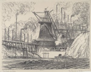 Die große Mühle, Gary, Indiana, 1914