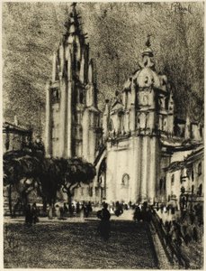 Die Kathedrale, Toledo von Joseph Pennell