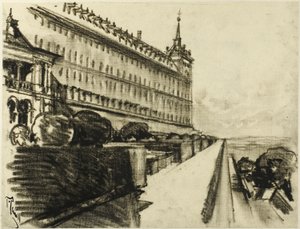 Das endlose Escorial von Joseph Pennell