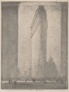 Das Flatiron-Gebäude, New York von Joseph Pennell