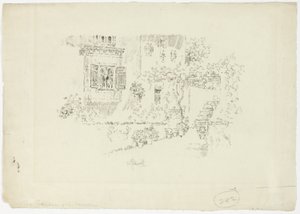 Der Garten der Moschee I von Joseph Pennell