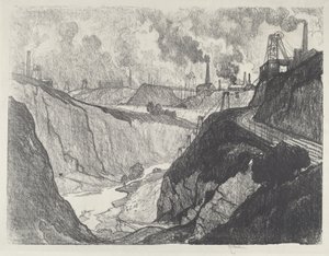 Die Eisenmine von Joseph Pennell