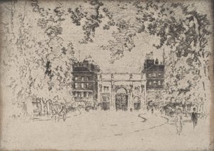 Der Marble Arch von Joseph Pennell