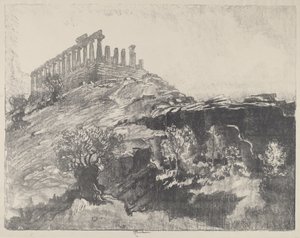 Der Tempel der Concordia an der Mauer, Girgenti
