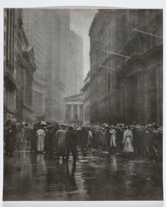 Der Curb Market - New York, 1921
