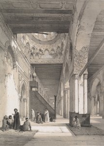12. Innenansicht, Moschee von Ibn Tulun, 1843