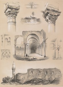 Details, Moschee von Amrou, in Kairo, 1843 von Joseph Philibert Girault De Prangey