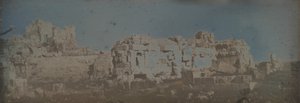 Hexagonaler Hof, Tempel des Jupiter, Baalbek, 1843 von Joseph Philibert Girault De Prangey