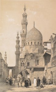 Moschee, in Kairo, 1843