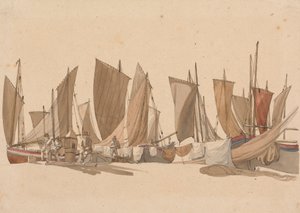 Fischerboote von Joseph Powell