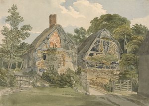 Reetgedecktes Cottage und angrenzende Scheune