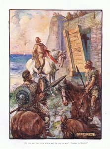 Siehst du das kleine weiße Segel weit draußen auf dem Meer? Dort ist McDuff von Joseph Ratcliffe Skelton