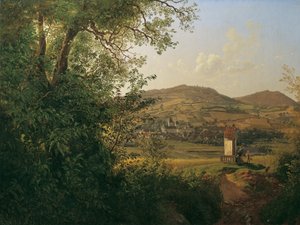 Ansicht von Pöggstall von Joseph Rebell