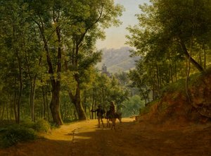 Italienische Landschaft von Joseph Rebell