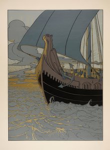 Illustration. Die Nibelungen von Joseph Sattler