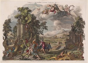 Herbst von Joseph Sebastian Klauber, Johann Baptist Klauber, after Johann Wolfgang Baumgartner