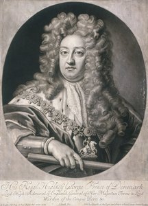 Ovales Porträt von George, Prinz von Dänemark, 1704