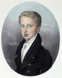 Porträt des Herzogs von Reichstadt (1811-1832), Sohn von Napoleon I. und Marie Louise von Österreich von Joseph Steinmuller