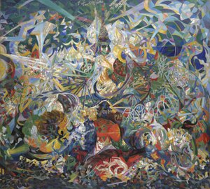 Schlacht der Lichter, Coney Island, Mardi Gras von Joseph Stella