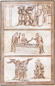 Das Leben von Thomas Becket, 1801 von Joseph Strutt