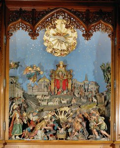 Krippe, verwendet in der Klosterkirche während der Weihnachtsgottesdienste von Joseph Thaddaeus Stammel