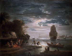 Küstenlandschaft (La nuit)