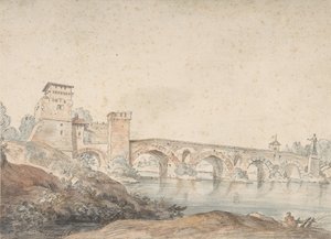 Ponte Molle, Rom, 18. Jahrhundert