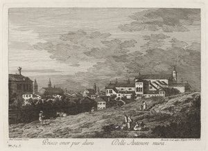 Prisco onor pur dura... von Joseph Wagner after Canaletto