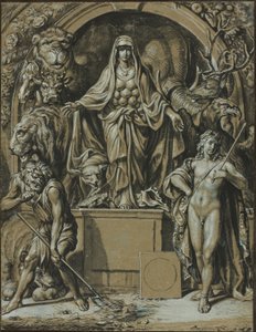 Diana von Ephesus als Allegorie der Natur von Joseph Werner