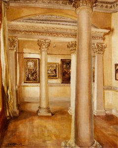 Pillar Drawing Room, Chiswick House von Joseph Williams Topham Vinall