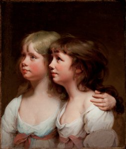 Porträt von Sarah und Ann Haden von Joseph Wright of Derby