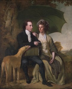 Der Pfarrer und Mrs. Thomas Gisborne, von Yoxall Lodge, Staffordshire von Joseph Wright of Derby
