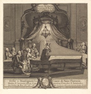 Das mechanische Konzert von Joseph de Longueil after Charles Eisen