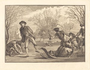 Der Winter von Joseph de Longueil after Charles Eisen