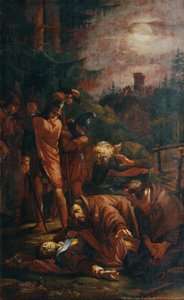 Der Tod des Pfalzgrafen Otto von Bayern von Joseph von Fuhrich