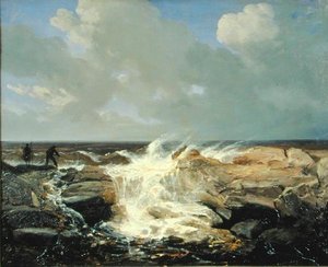 Stürmisches Wetter bei Boulogne